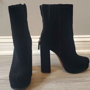 Who What Wear suede boots